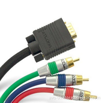 Coaxial Cables with HDB15 to 3BNC Male and 1.950mm Insulation
